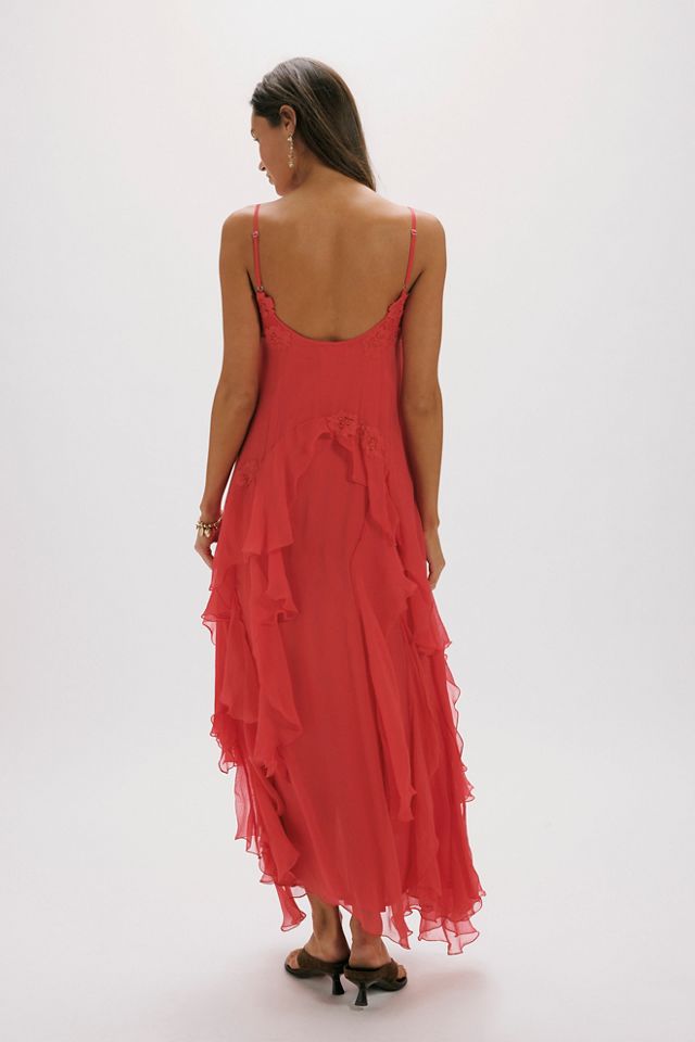Robe longue en mousseline à ange flottant Nigel Preston #1