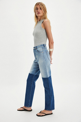 Rolla's Original Straight Reg Brent Splice Jeans