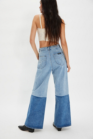 Rolla's Studio Flare Chevron Jeans
