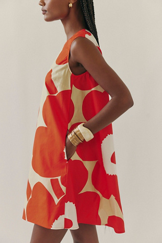 Marimekko Palatsi Unikko Dress at Free People in Red, Size: US 6