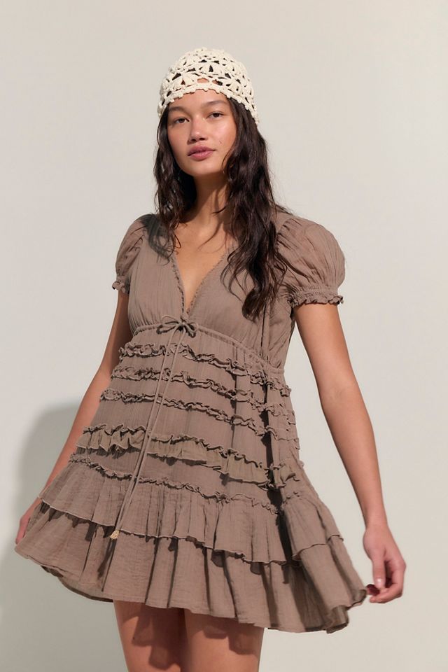 Darcy Mini Dress | Fluttery Babydoll Dress | Free People