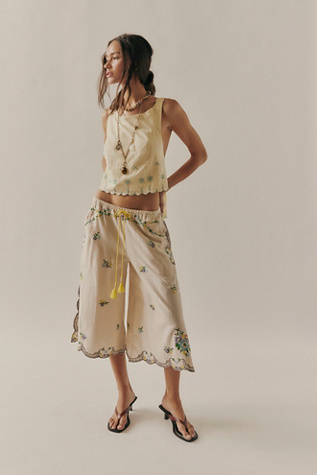 Bermuda Bali en Crème Nilla, pour femme taille: S chez Free People
