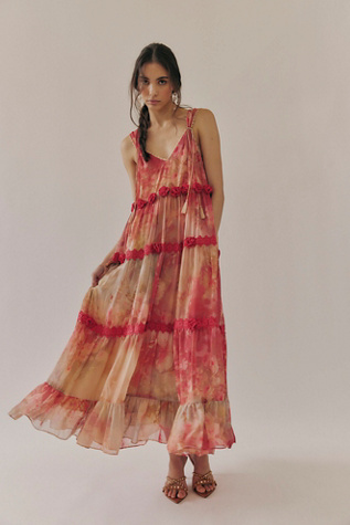 Bali Run For The Roses Maxi Dress