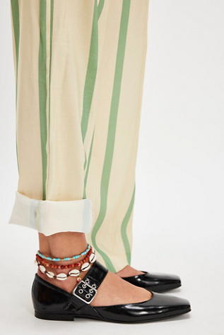 Good Graces Buckle Flats by FP Collection at Free People in Black, Size: EU 39