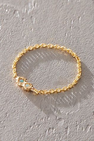 Bague chaîne opale minuscule Sirciam