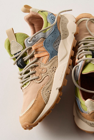 Yamano 3 Sneakers by Flower Mountain at Free People in Orange, Size: EU 40