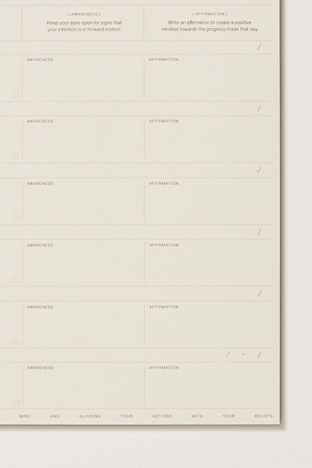 Wilde House Paper Manifestation Pad