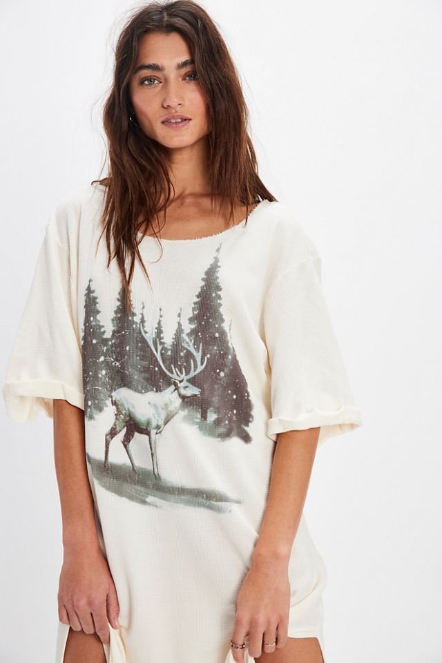 Vintage Souls Deer Maxi Tee #2
