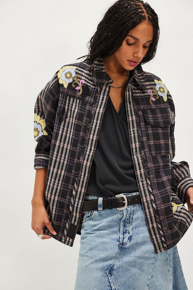 We The Free Embroidered Sashiko Shirt #3