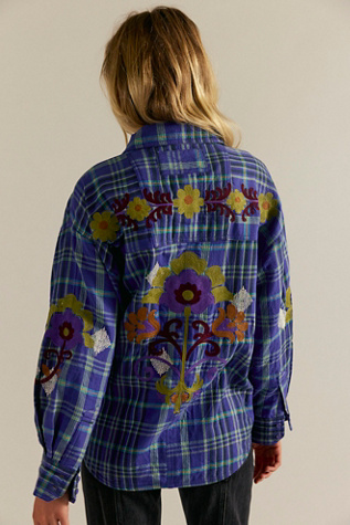 We The Free Embroidered Sashiko Shirt