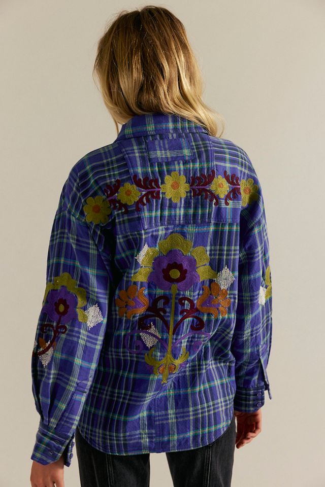 We The Free Embroidered Sashiko Shirt #1