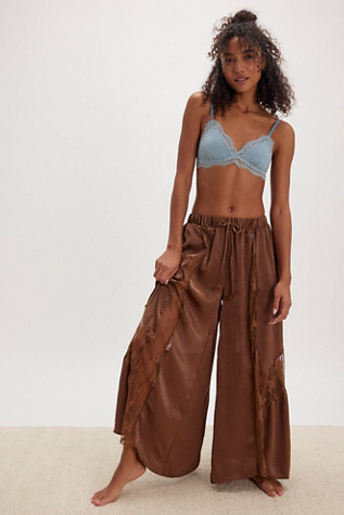 Still In Love Lounge Pant By Intimately At Free People In Toffee, Size: Medium