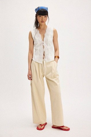 The Tales Soft Cream Suit Denim Jeans