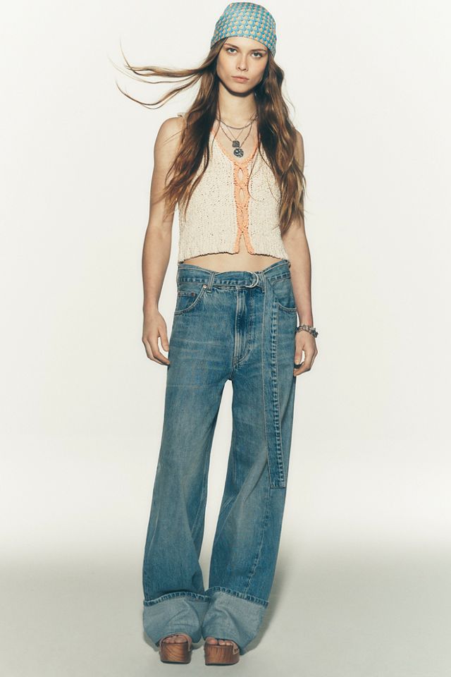 We The Free East Bay Cuffed Jeans | Puddle Jeans | Free People