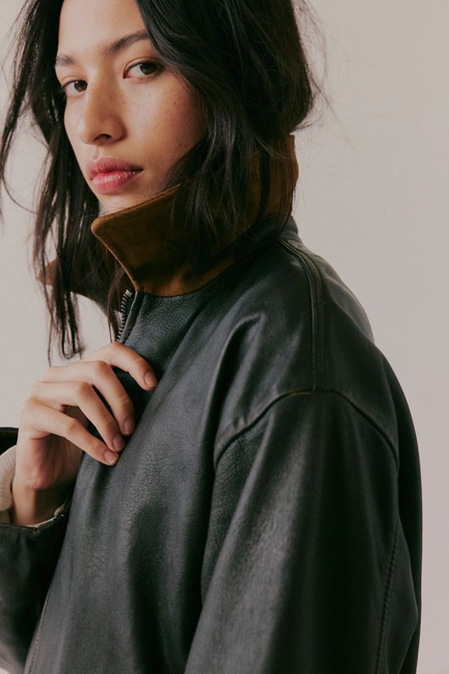 We The Free Easy That Leather Jacket #4