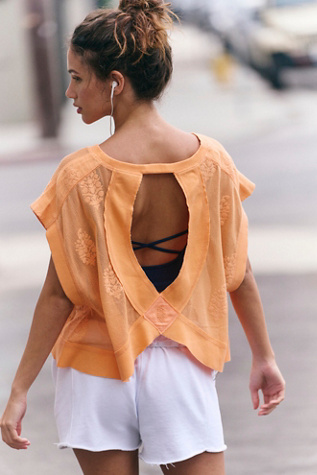 My Time Lace Tee | Free People