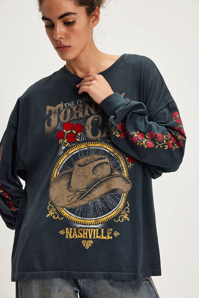 Johnny Cash Nashville Rose Tee #3