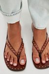 Gia Grommet Thong Sandals