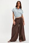 Paige Pleated Pull-On Trousers