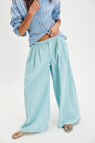 Paige Pleated Pull On Trousers