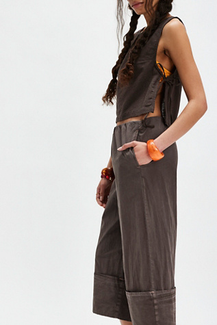 Lula Cuff Pants at Free People in Brown, Size: M