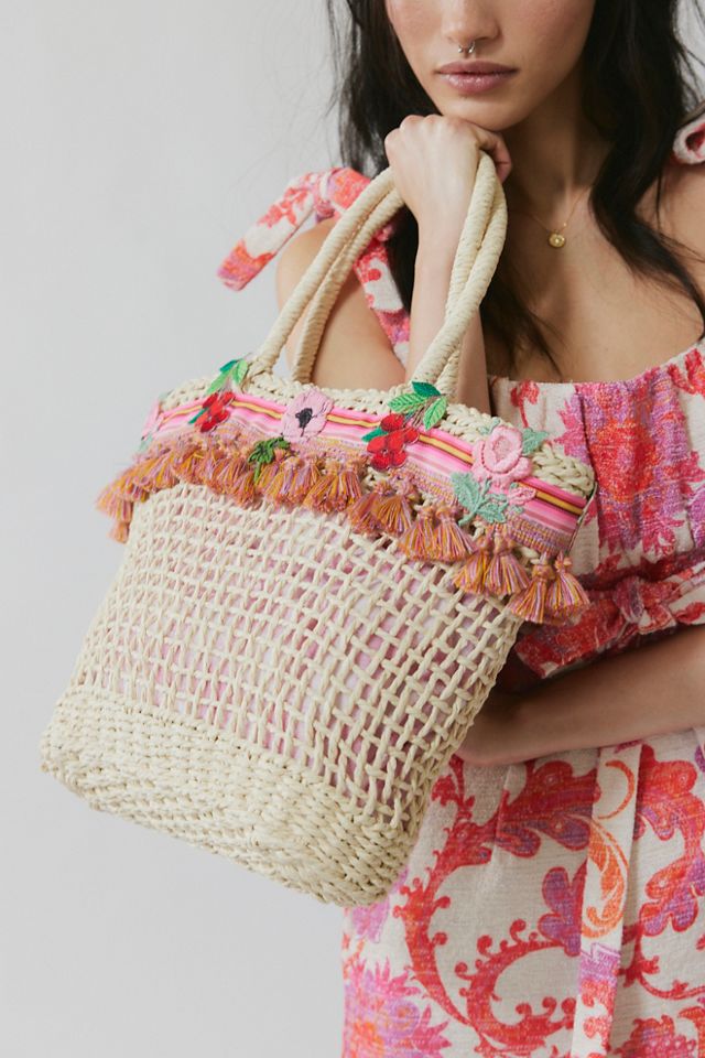 Sac Pompon Raphia Anna Sui #4