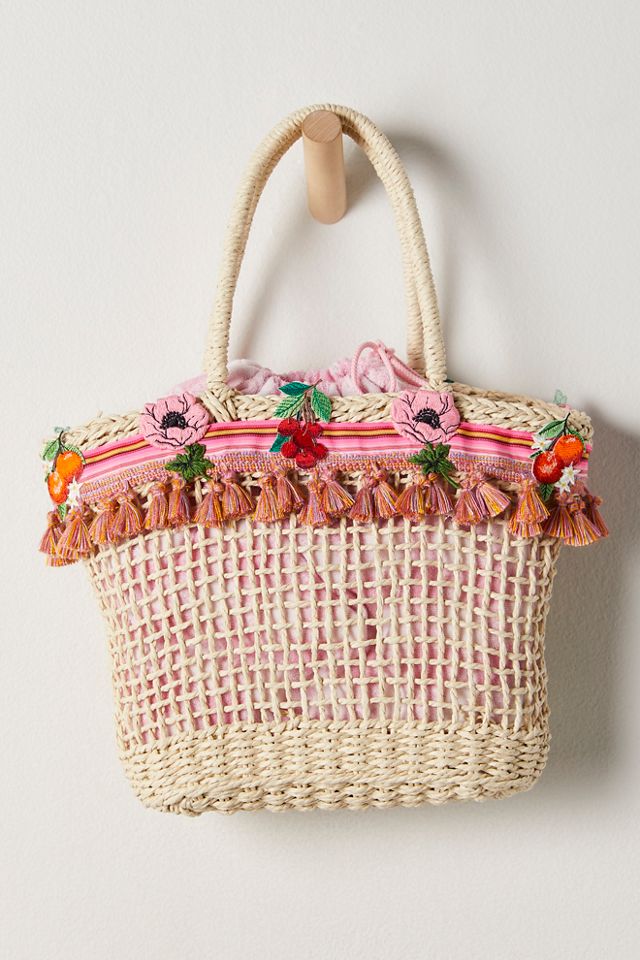 Sac Pompon Raphia Anna Sui #1