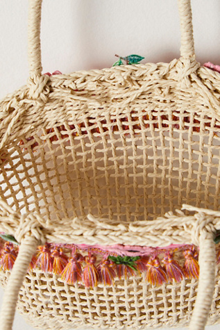 Anna Sui Raffia Tassel Bag