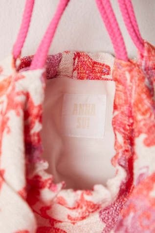 Женская сумка Anna Sui Tassel Crossbody, цвет: Коралловый разноцветный — фото 4