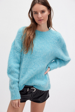 Carly Pullover by Free People in Blue, Size: XL