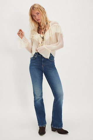 Lee Ever Fit Bootcut Jeans at Free People in Dark Wash, Size: M