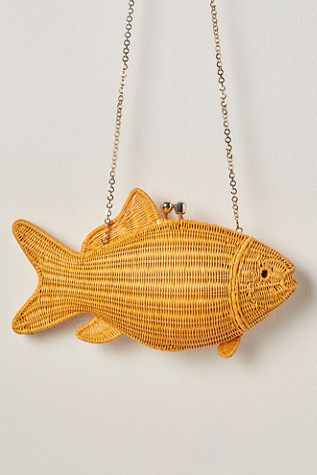 Serpui Theo Fish Bag at Free People in Brown