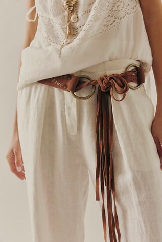 Dual Macrame Belt | Free People display picture 1