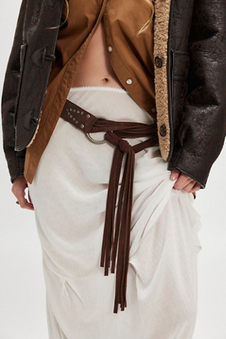 Most Wanted Wrap Belt at Free People in Bitter Chocolate
