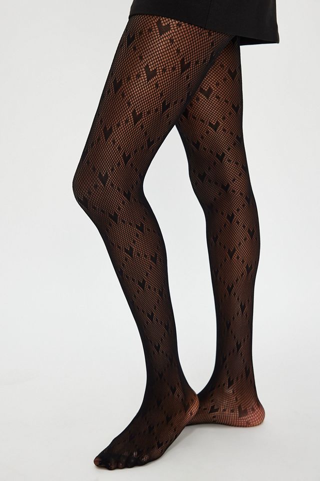 Love Struck Heart Tights #1