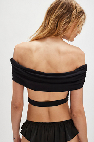 It Girl Crop Top At Free People In Black, Size: Small