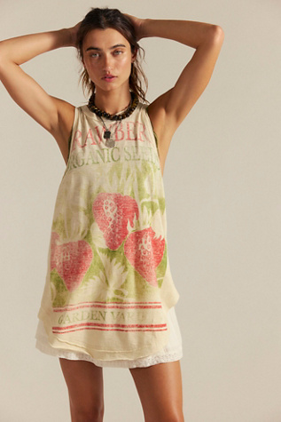Débardeur graphique Rosie We The Free en Strawberry Combo, pour femme chez Free People