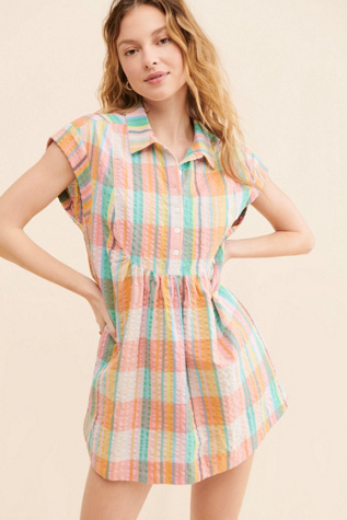 Dreamers Madras Mini Dress