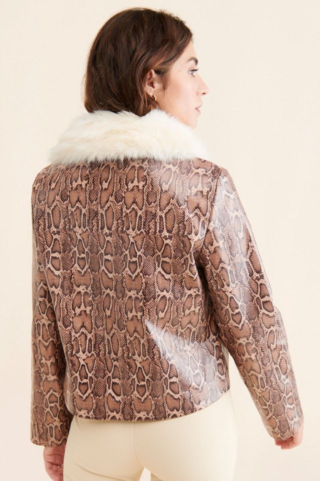 Nuuly x Unreal Fur Taipan Vegan Leather Jacket #1