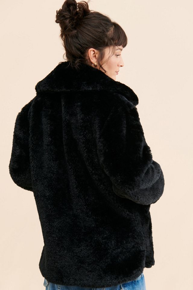 Pretty Perfect Faux Fur Peacoat #1