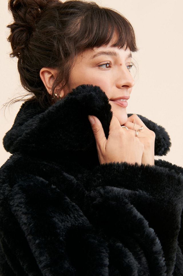 Pretty Perfect Faux Fur Peacoat #2