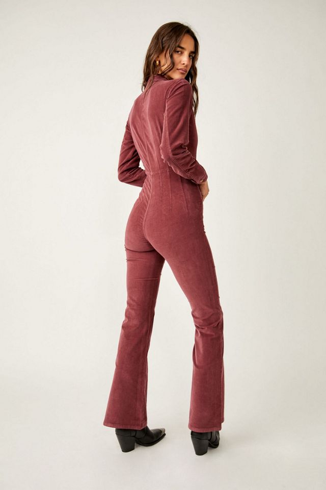 We The Free Jayde Corduroy Flare Jumpsuit #1