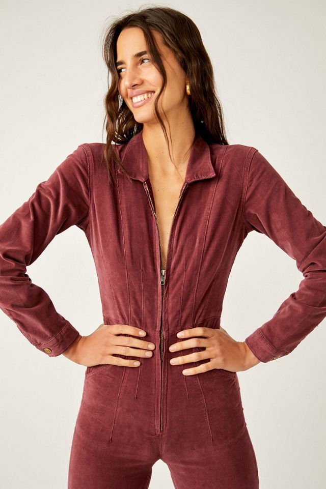 We The Free Jayde Corduroy Flare Jumpsuit #3