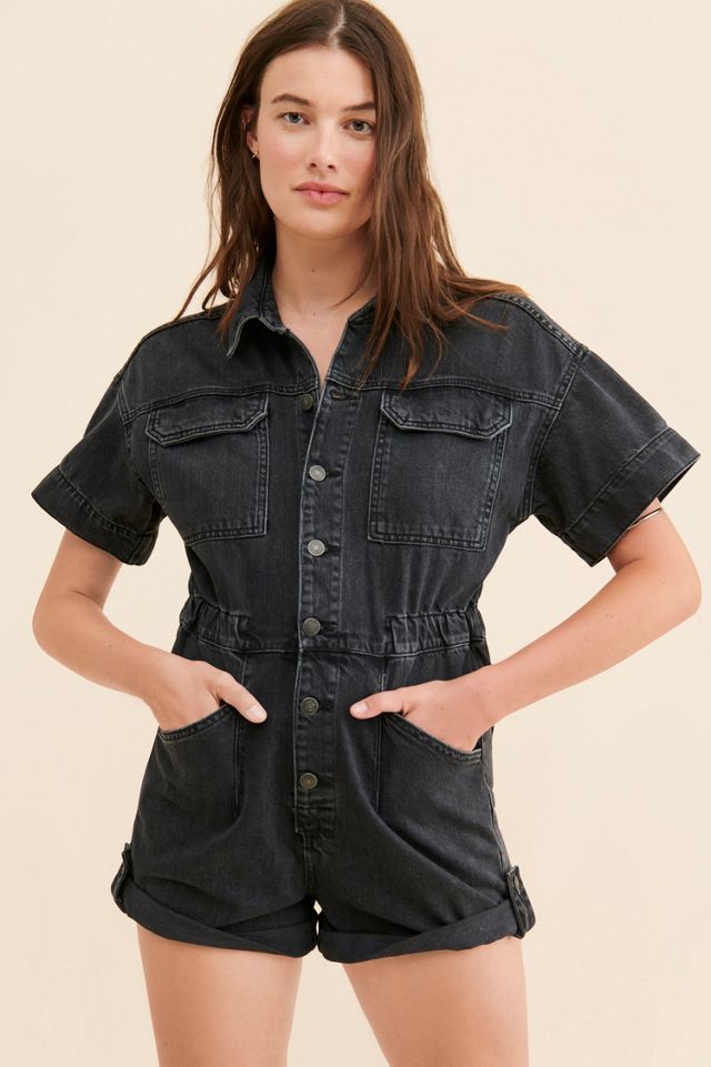 Marci Cuffed Shortalls #2
