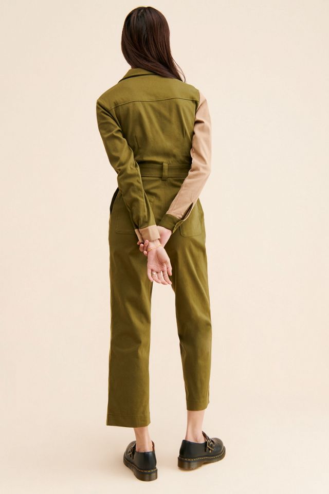 Another Girl Colorblock Utility Coveralls #1