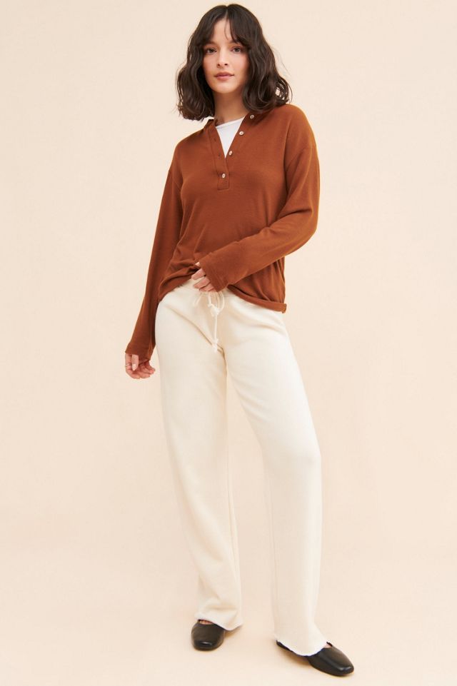 DONNI. Sweater Henley Pullover #3