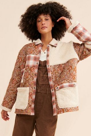 Floe Germine Q Patchwork Shirt Jacket