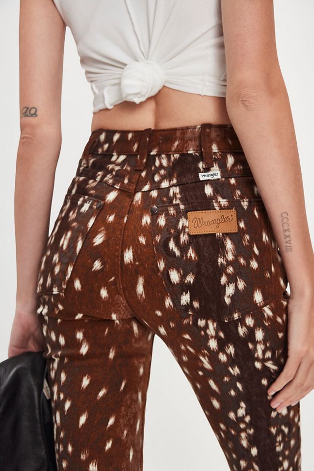 Wrangler Printed Bootcut Jeans #3