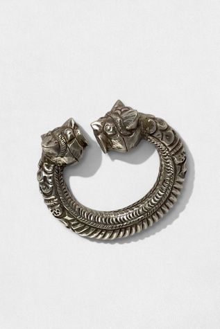Antique Double Tiger Heads Torque Bracelet Selected by MARMALADE