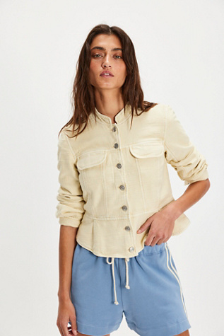 Veste en Coton Jocelyn par Free People en Crème Nuage, pour femme taille: XL